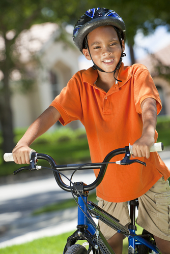 boy on a bike